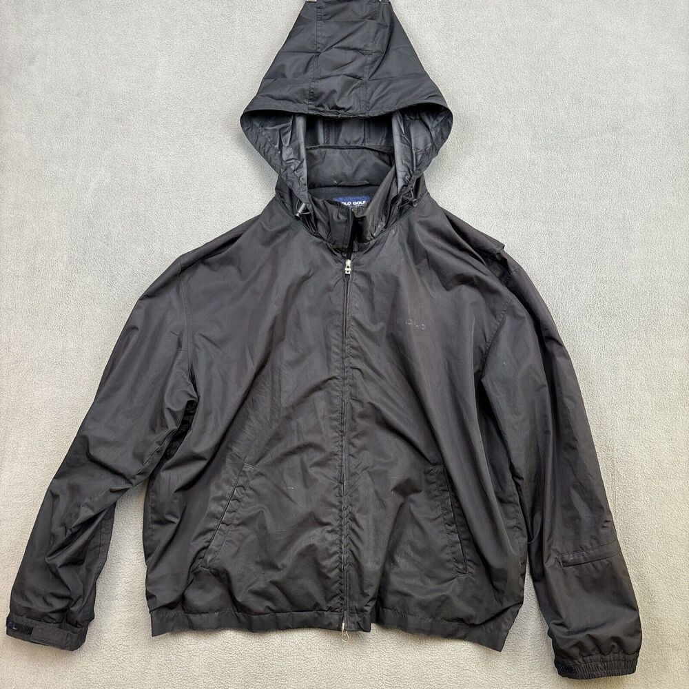 Polo Ralph Lauren Golf Mens Full-Zip Hooded Jacket Coat Black - Size XXL - Picture 5 of 14